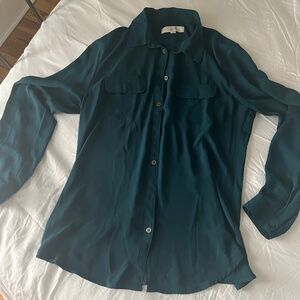 LOFT Teal Blouse